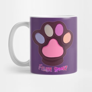 Feline Spooky || Black paw version Mug